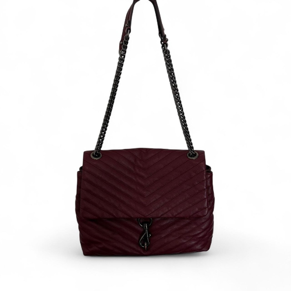 Rebecca Minkoff Maroon Quilted Leather Bag